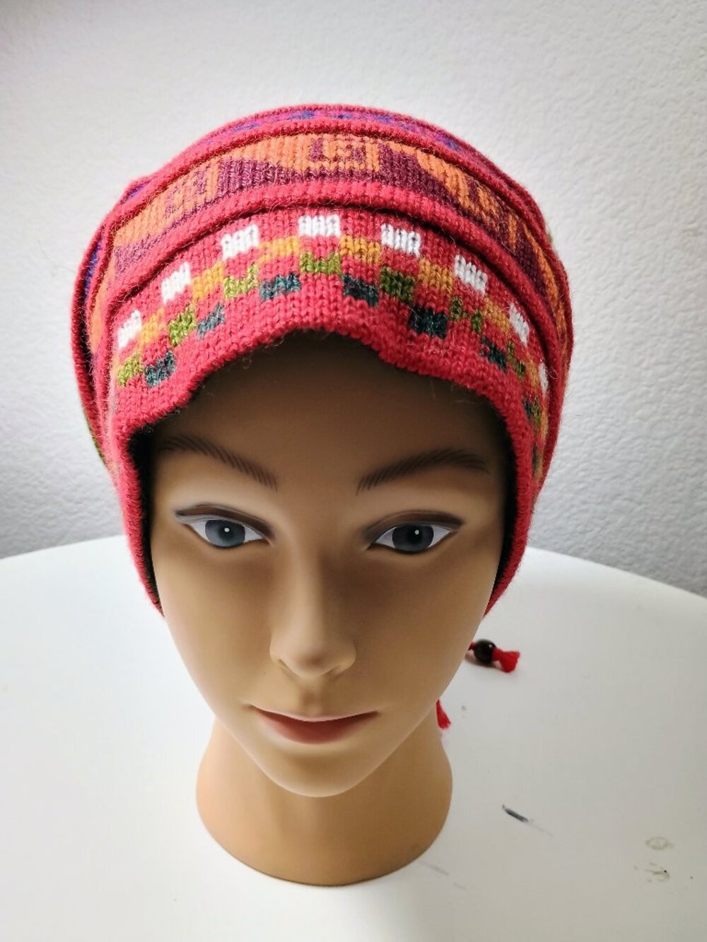 Convertible 2-in-1 Chullo Hat & Scarf – Warm Winter Andean Hand-Knit